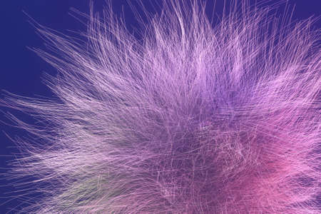 Abstract of fur, dreamy & artistic look background. Closeup, 3D rendering & illustration. Good for book, magazine, catalog cover & design.の写真素材