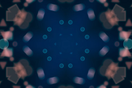 Dreamy style. Abstract kaleidoscope. For web page, wallpaper, graphic design, catalog, texture or...