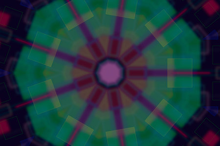 Kaleidoscope illustrations background abstract, dreamy style texture. Colorful