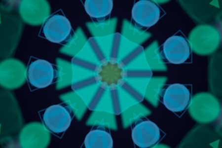 Colorful Abstract background with kaleidoscope, dreamy style.の写真素材