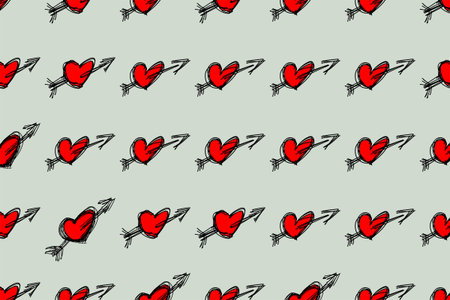 Background or backdrop, love for valentine day hand drawn, for design texture. Vector artwork.