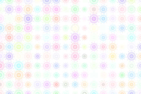 Abstract geometric pattern, colorful & artistic shapes for graphic design, catalog, illustration, graphic resources or background. Vector artwork.のイラスト素材