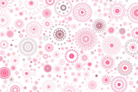 Abstract geometric pattern, colorful & artistic shapes for graphic design, catalog, illustration, graphic resources or background. Vector artwork.のイラスト素材