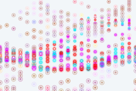 Abstract geometric pattern, colorful & artistic shapes for graphic design, catalog, illustration,...