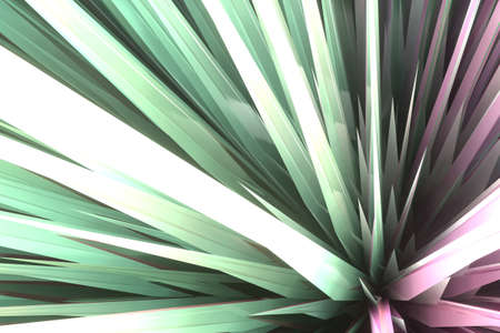 Geometric, colorful shapes. For graphic design, catalog, texture or background. 3D render.の写真素材