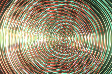 Abstract circle lines twirl, for web page, graphic design, texture, background. 3D render.