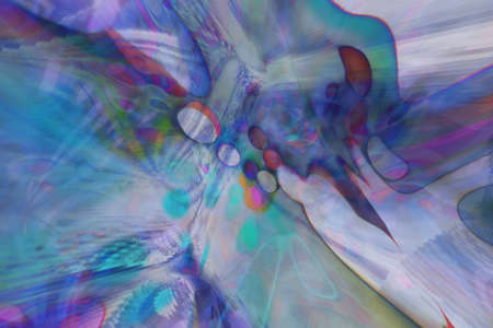 Blur dreamy, abstract illustrations of fluid effects, conceptual. For design background. Vector artwork.の写真素材