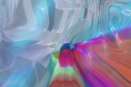 Blur dreamy. Abstract fluid effects generative art background. Vector artwork.の写真素材