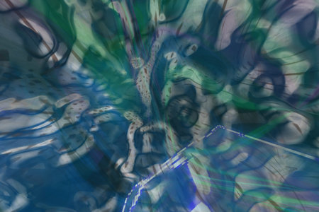 Decorative and blur dreamy fluid effects illustrations. For design texture & background.