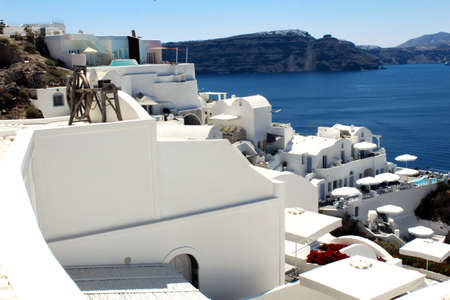 Santorini Landscape, Oia city - Greeceの写真素材