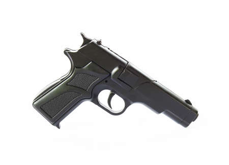 Isolated image of a used fake firearmの写真素材