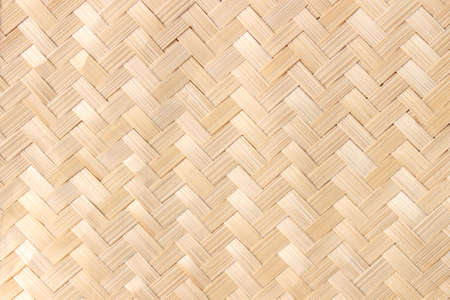 close up woven bamboo patternの写真素材