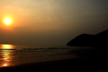 sea sunsetの写真素材