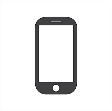Smartphone icon vector illustration on white background.のイラスト素材