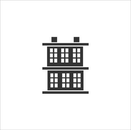 Vector building Icon illustration on white background.のイラスト素材