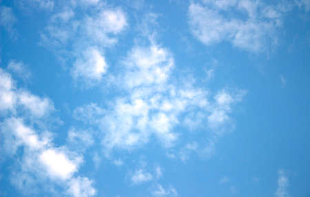 Blue sky with white clouds.の写真素材