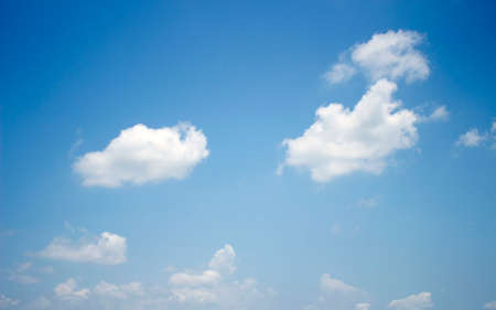 Blue sky with white clouds.の写真素材