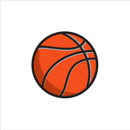 basketball icon vector illustration designのイラスト素材