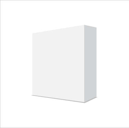 White box. Vector illustrationのイラスト素材