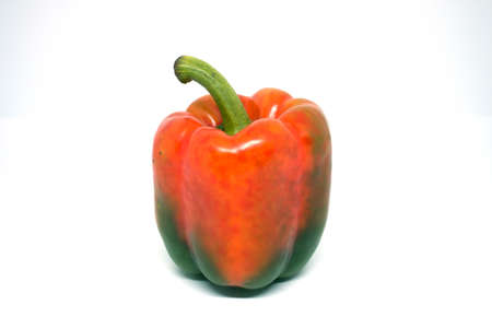 Sweet pepper isolated on a white backgroundの写真素材