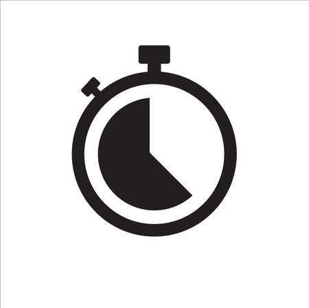 stopwatch vector icon isolatedのイラスト素材