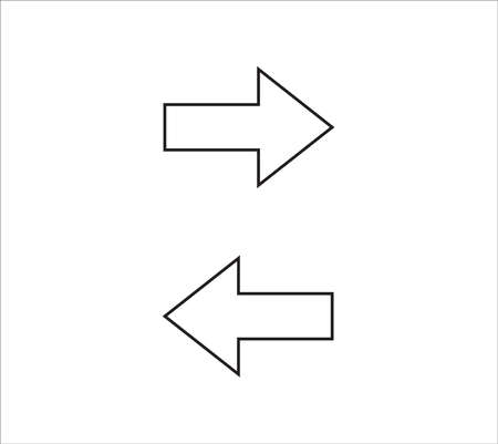 Arrows Icon vector backgroundのイラスト素材