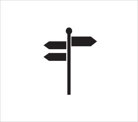 Signpost,vector illustration backgroundのイラスト素材