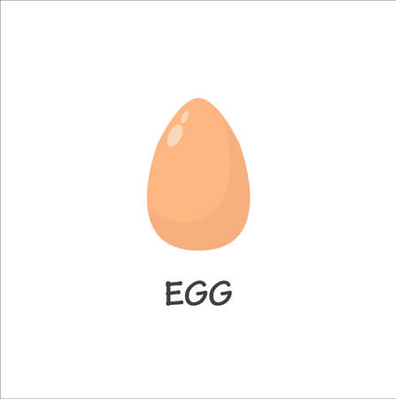 Eggs flat icon, vector illustrationのイラスト素材