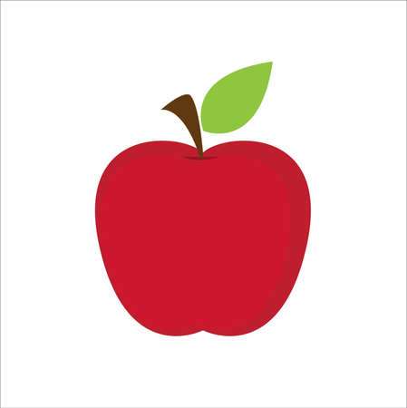 Red apple Vectorのイラスト素材