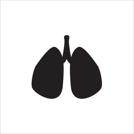 Lungs vector iconのイラスト素材
