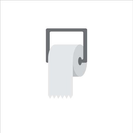 Toilet paper flat style. - Vectorのイラスト素材