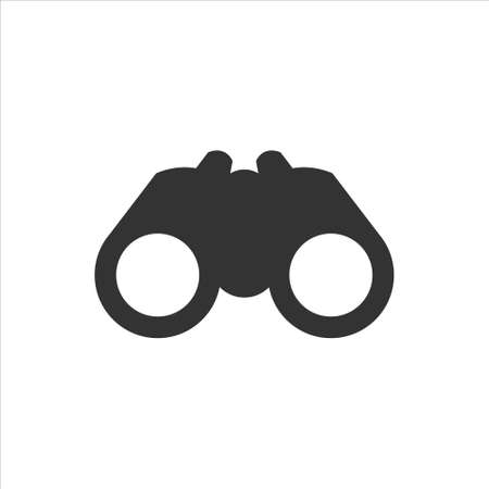 Binoculars vector icon on white backgroundのイラスト素材