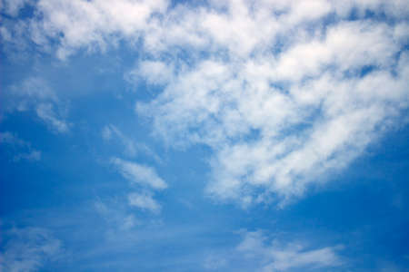 Blue sky with cloud backgroundの写真素材