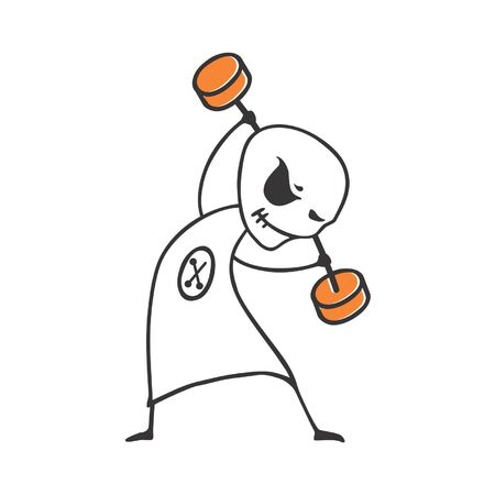 Kliasnik- For sports, raises the barのイラスト素材