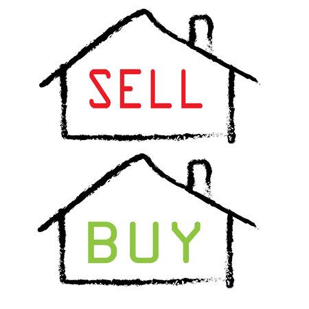 property sell and buyのイラスト素材