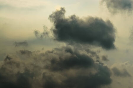 landscape with sea, sky and beach, at sunny dayの写真素材