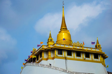 Temple on Mountain Bangkok Thailand