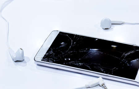 The phone brokeの写真素材