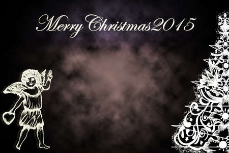 Christmas card 2015 backgroundの写真素材