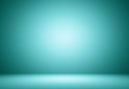 Smooth Turquoise with Black vignette Studio well use as background,bussiness report,digital,website template.の写真素材