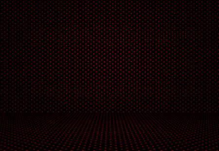 Abstract Red Polka dots background Christmas Valentines layout design,studio,room, ,pattern,web template ,Bussiness report with smooth circle gradient color.の写真素材