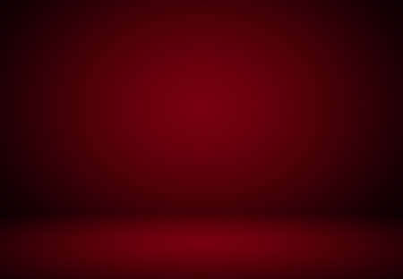 Abstract Dark Red background for Christmas Valentines layout design with smooth circle gradient color.の写真素材