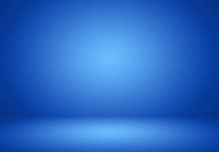 Smooth Dark blue with Black vignette Studio well use as background,business report,digital,website template.の写真素材