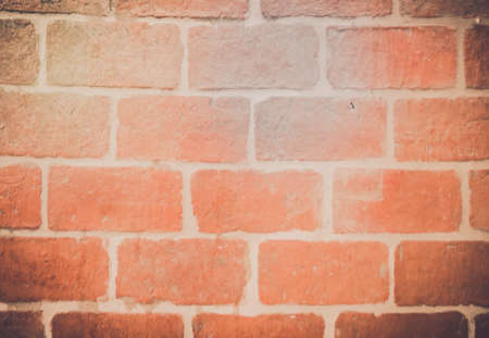 Empty Old vintage brick wall Texture. Grunge Background. Copy Space.の写真素材