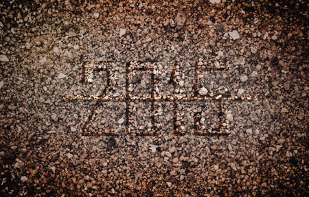 New year 2015 with Pebble Stones.の写真素材