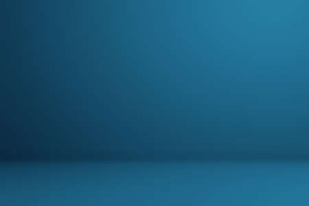 Smooth Dark blue with Black vignette Studio well use as background,business report,digital,website template.の写真素材