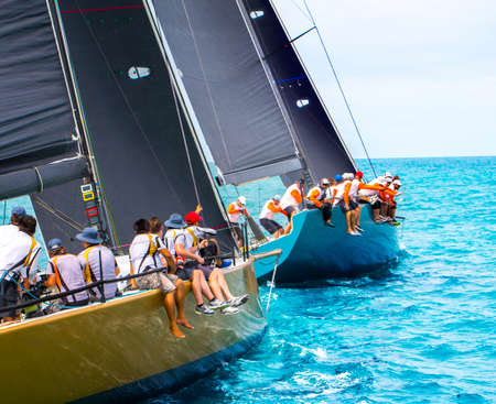 Sailing yachts regatta. Yachting. Sailingのeditorial素材