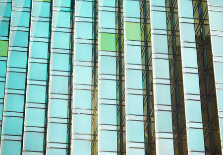 A detail shot of Office building window backgroundの写真素材