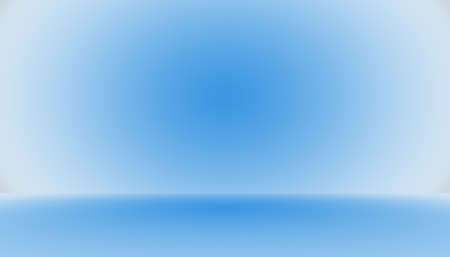 Blue gradient abstract background empty room with space for your text and pictureの写真素材