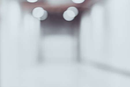 Vintage Style - blurred luxury building hallway in shopping mallの写真素材